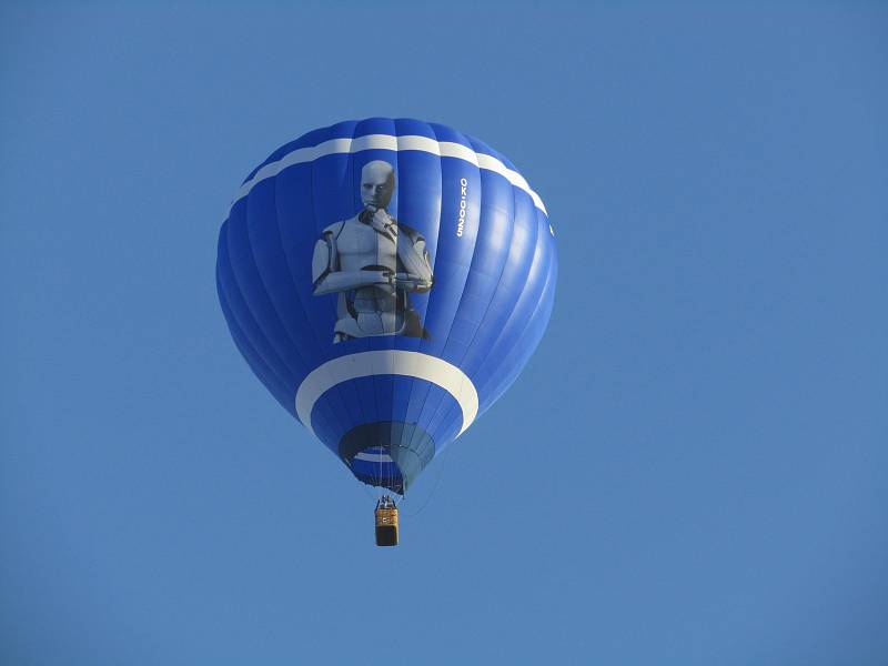 Horkovzdušný balon. Ilustrační foto.