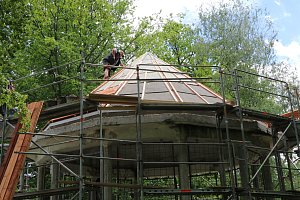 Oprava Háječku v Českých Budějovicích začala na konci května a měla by být hotova do září příštího roku.