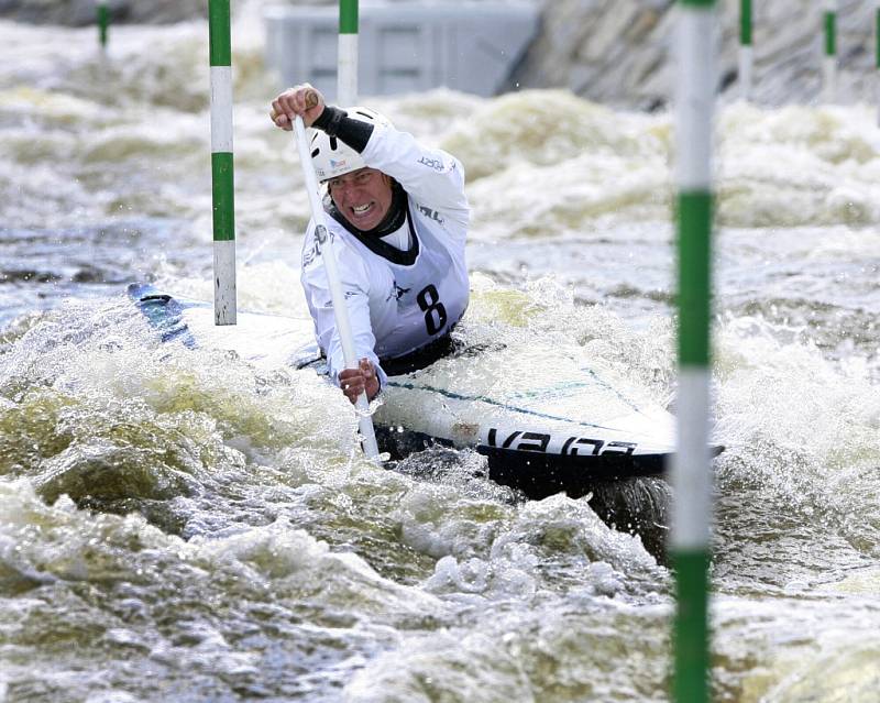 Český pohár vodních slalomářů, nominační závod vodních slalomářů o účast na olympijských hrách v Londýně 21. dubna v areálu Lídy Polesné v Českém Vrbném u Českých Budějovic.