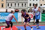 České Budějovice - Sobota 10. června patří na náměstí Přemysla Otakara II. v Českých Budějovicích basketbalu. Po roce tam dorazila Chance 3x3 Tour. U Samsona vyrostly čtyři kurty s mobilními koši.