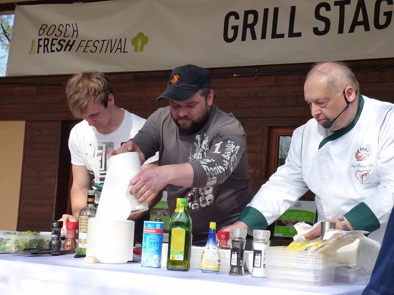 Druhý prodloužený květnový víkend patřil v Budějovicích prvnímu ročníku Bosch Fresh Festivalu.