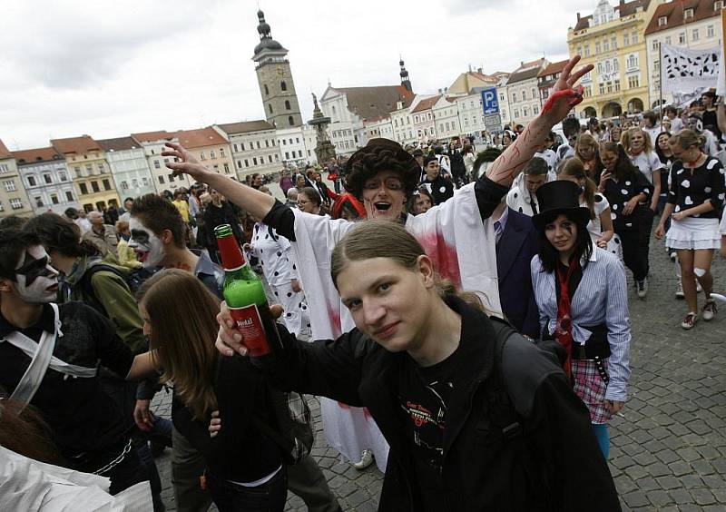 Barevným průvodem městem a následnou volbou krále/královny vyvrcholila v pátek 7. května tradiční oslava jara a  studentského života Majáles v Českých Budějovicích. 