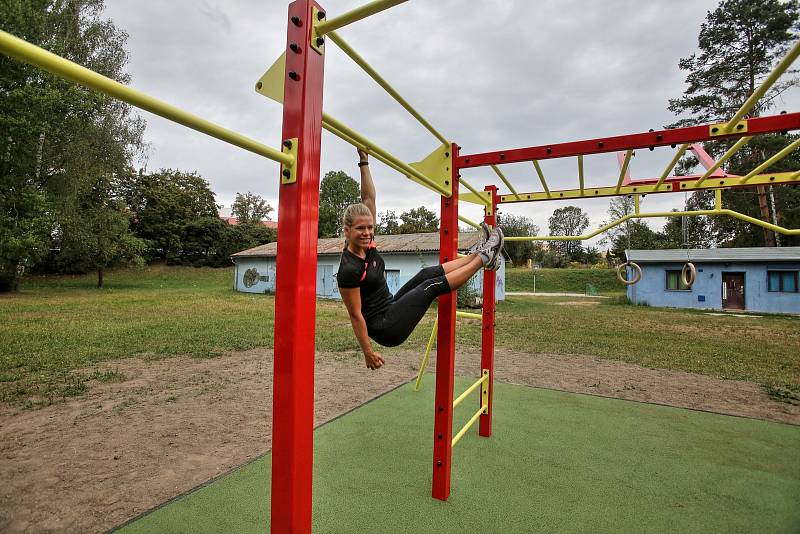 V pátek 10. srpna bylo otevřeno první českobudějovické workoutové hřiště.