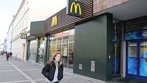 McDonald's na Lannově třídě v Českých Budějovicích.