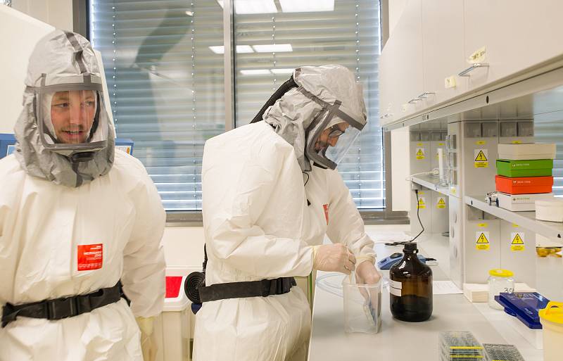 Martin Palus s kolegy testují na koronavirus.
