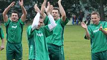 Fotbalisté Chrášťan porazili na svém hřišti Strýčice 1:0 a vedou v okrese třetí třídu.