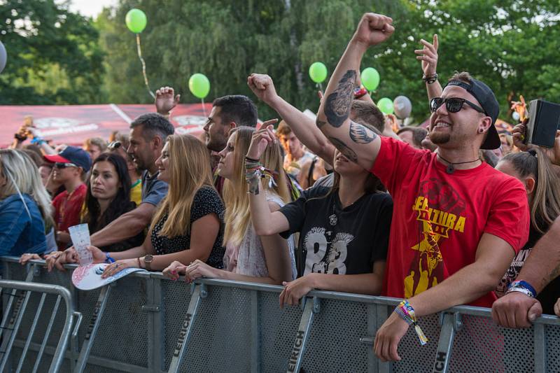 Putovní hudební akce LétoFest nabídla dva dny výborné muziky i zábavy 19. a 20. 7. 2019, zázemí našla na Výstavišti České Budějovice.