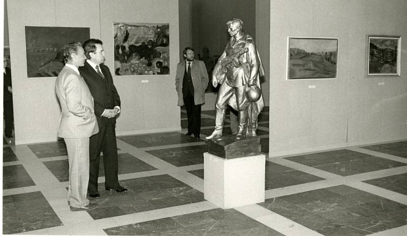 Alšova jihočeská galerie slaví 60 let. Vernisáž výstavy Český jih, rok 1985.