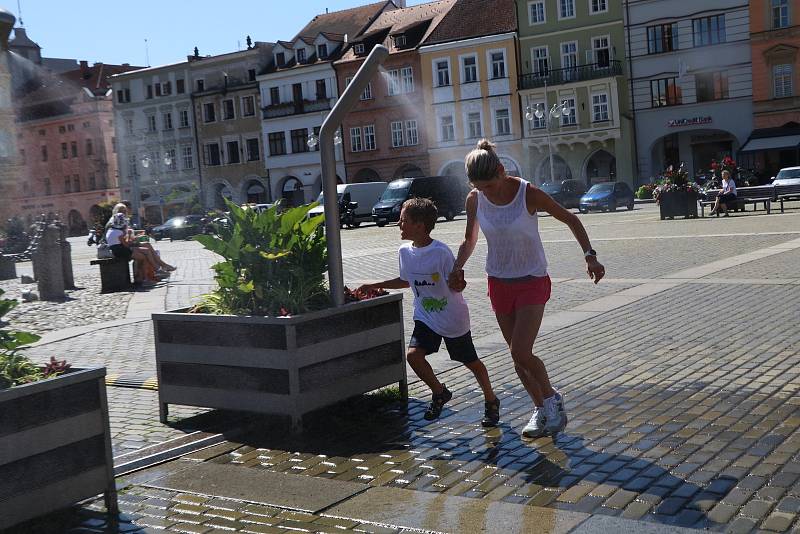 Českobudějovická mlžítka v centru města.