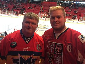 Otec a syn Faltýnovi vyrazili na NHL