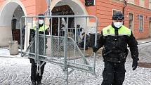 Policie se připravuje na demonstraci v Českých Budějovicích