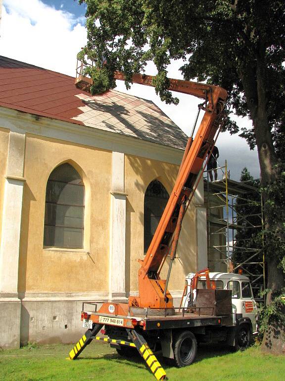 Rekonstrukce plánské kaple.
