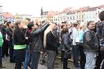 Sobotní food festival Gastrotour na českobudějovickém náměstí Přemysla Otakara II. zpestřil svým vystoupením šéfkuchař Zdeněk Pohlreich.