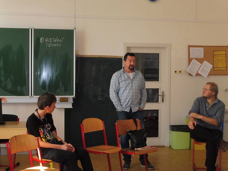 Michal Viewegh přijel do Českých Budějovic vést workshop tvůrčího psaní.