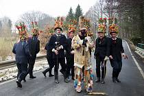 V Komařicích v sobotu pokračovali v tradici jednoho z nejstarších masopustů na jihu Čech.