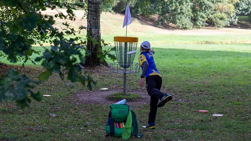 Discgolf v Českých Budějovicích, hrál se významný turnaj