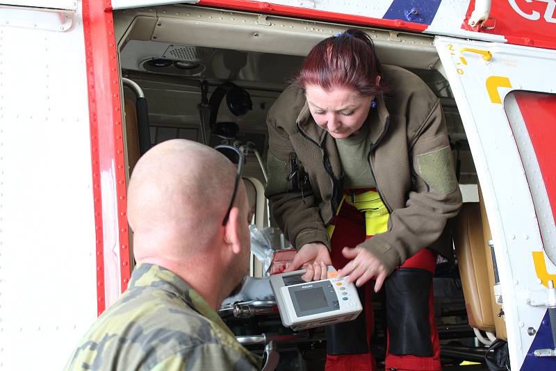 Za čtyři roky svého působení v Bechyni provedla posádka Kryštof 13 přes dva tisíce vzletů a transportovala přes dva tisíce pacientů. Foto: Armáda ČR