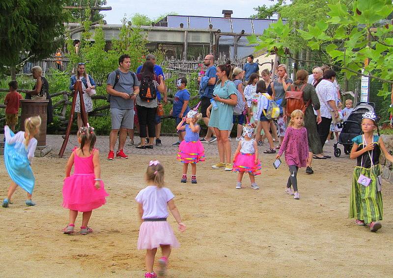 Večerní pohádková zoo přilákala desítky návštěvníků.