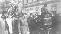 T.G.Masaryk na návštěvě v Táboře v roce 1920.