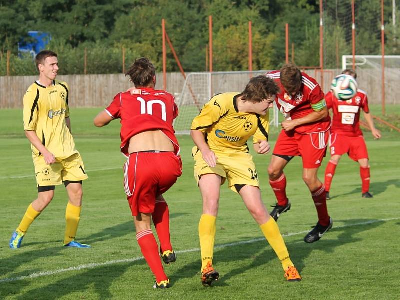 Fotbalisté Týna ve šlágru I.A remizovali s Katovicemi 1:1 a udrželi první příčku.