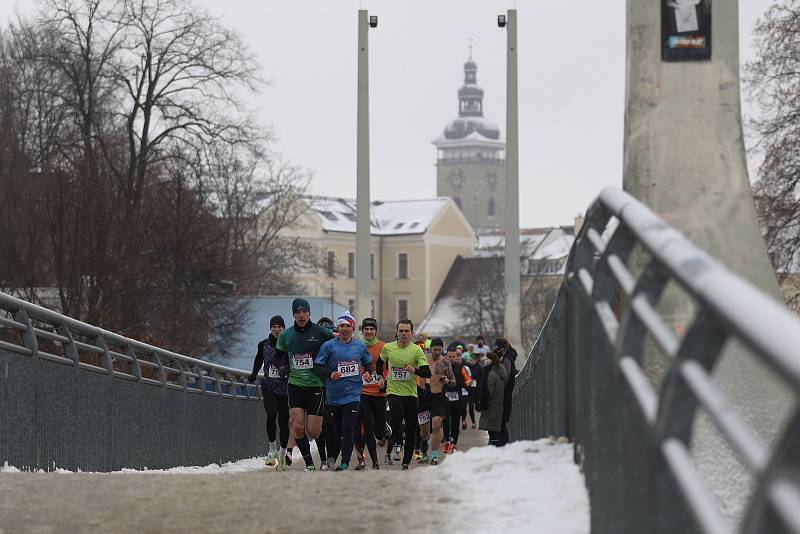 Zimní běžecký závod Winter Run v Českých Budějovicích