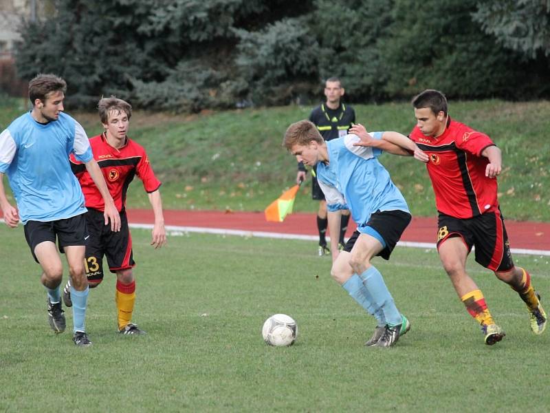 Dorostenci SKP ČB U19 se na podzim rozloučili se svými fanoušky výhrou nad FA Praha 6:0.