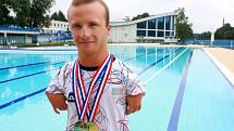 Arnošt Petráček zvítězil na ME v plavání hendikepovaných v Eidhovenu