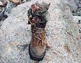 Bota tragicky zahynulého Messnera.