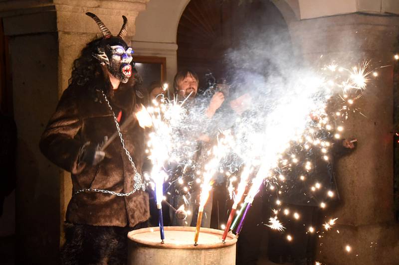 Oslavy příchodu Mikuláše 2019 v Trhových Svinech.