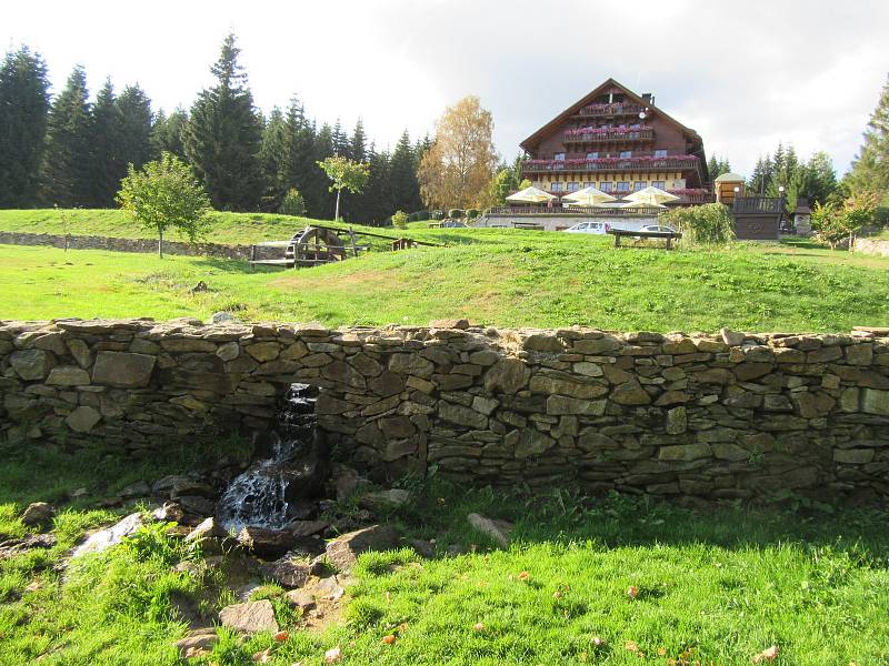 Hotel Alpská vyhlídka na šumavské Bučině. Ilustrační foto.