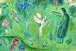 Chagallův obraz u sousedů.