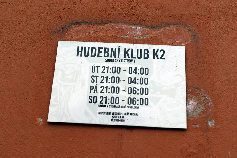 Hudební klub K2 v Českých Budějovicích.