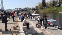 Nový přístav na Vltavě u budějovického Dlouhého mostu byl slavnostně otevřen. Vývaziště je určeno pro menší lodě, kterých by zde mohlo kotvit až dvacet, v závislosti na velikosti.