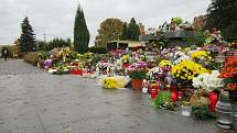 Táborský hřbitov a krematorium.