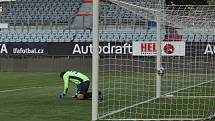 Finále krajského fotbalového poháru Hluboká - Lišov (5:2) na stadionu na Střeleckém ostrově.