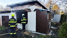 V pátek 29. března vyjížděli hasiči k požáru chatky v Nádražní ulici v Českých Budějovicích.
