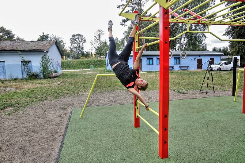 V pátek 10. srpna bylo otevřeno první českobudějovické workoutové hřiště.