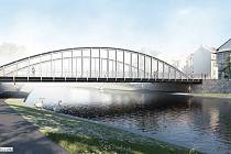 Návrh nové podoby mostu Kosmonautů.