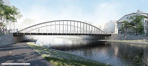 Návrh nové podoby mostu Kosmonautů.