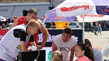 České Budějovice - Sobota 10. června patří na náměstí Přemysla Otakara II. v Českých Budějovicích basketbalu. Po roce tam dorazila Chance 3x3 Tour. U Samsona vyrostly čtyři kurty s mobilními koši.