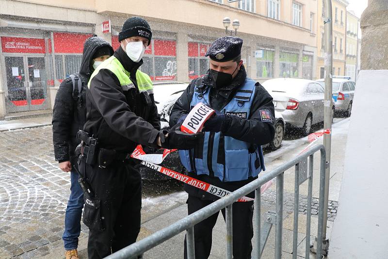 Policie se připravuje na demonstraci v Českých Budějovicích