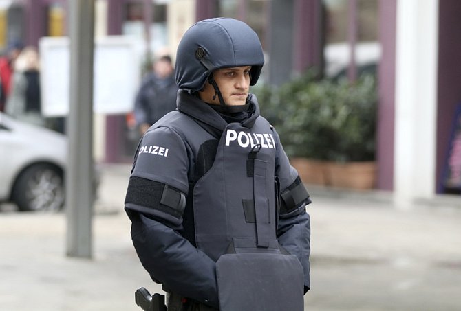 Rakouský policista. Ilustrační foto.