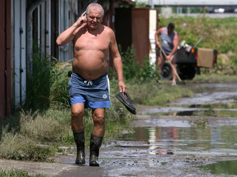 Vodní živel si podal České Budějovice.