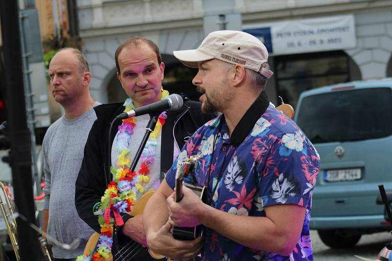 Buskers Fest České Budějovice.