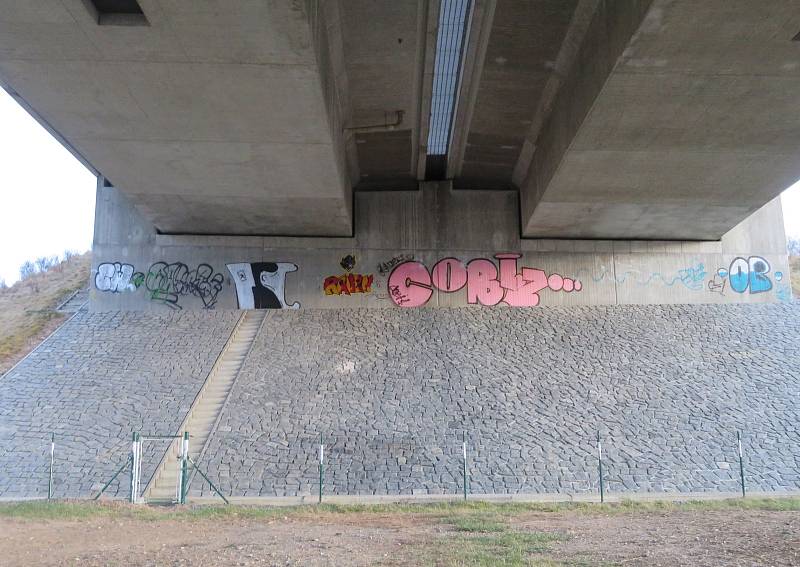 Graffiti v Jihočeském kraji.