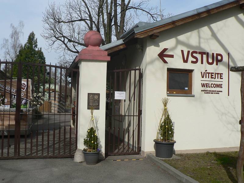 Zákazníky přivítají znovu od 12. dubna 2021 papírnictví, do škol smí polovina dětí na 1. stupeň a s omezenou kapacitou mohou otevřít i zoologické zahrady (na snímku Hluboká nad Vltavou).