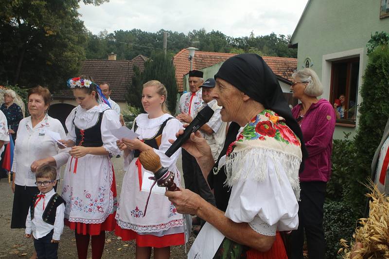 Staročeské dožínky v Boršově nad Vltavou uspořádala tamní obec baráčníků.