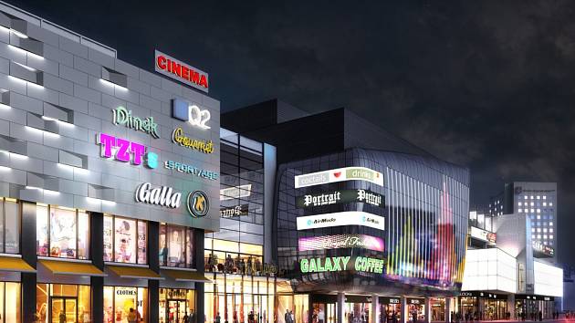 Nový komplex IGY nabídne obchody, kavárny, restaurace i multikino.