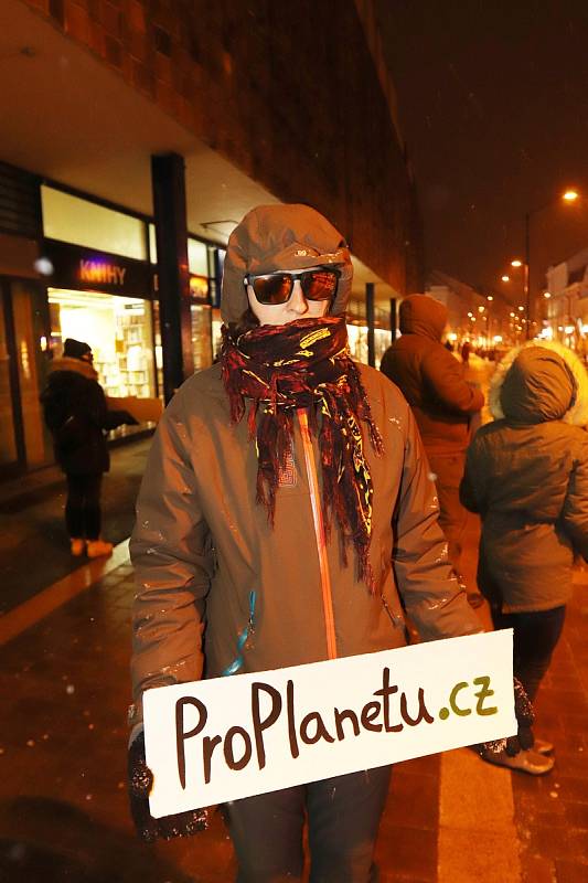 Happening Kruh pro planetu v Českých Budějovicích.