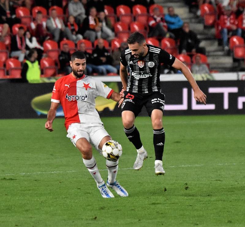 FORTUNA:LIGA: SK Slavia Praha - SK Dynamo Č. Budějovice 6:1 (3:0).